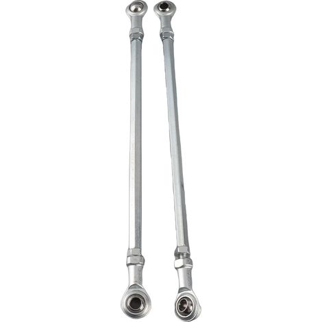 Ortviai Kit de barre de direction pour karting, ATV et quad – 1 paire en acier allié haute résistance, 295 mm, diam. 8 mm