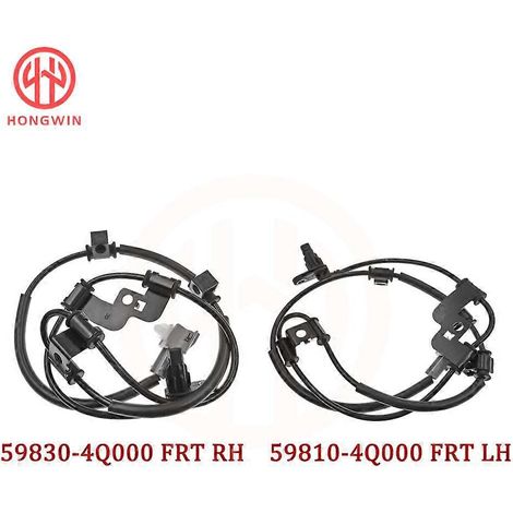 Capteur de vitesse de roue ABS avant/arrière gauche/droite pour Hyundai Sonata 2011-2016 1.6 2.0 2.4L l4 59810-4Q000, 59830-4Q000, 59910-4Q300 (avant gauche/droite) (1/5)