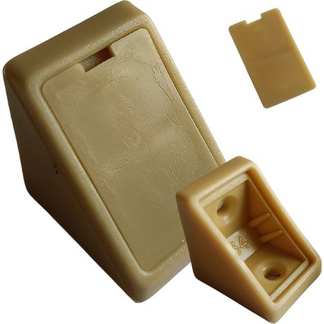 Möbelwinkel 24x24x20 Komandorek-Winkel mit Klappe, braun, Buche (09), 100 Stück (1/5)