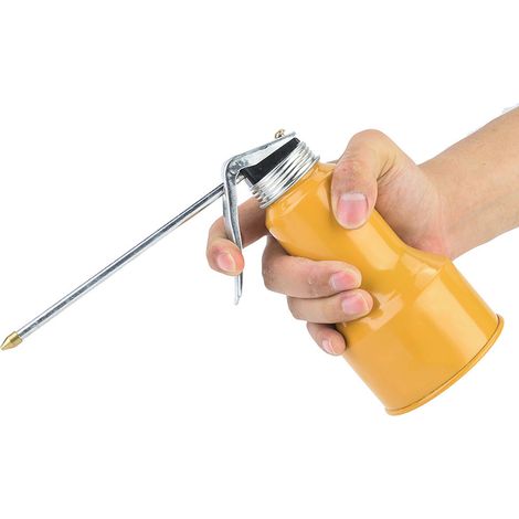 1 graisseur haute pression, pompe en alliage d'aluminium, pistolet à huile en métal (400 g) (1/5)