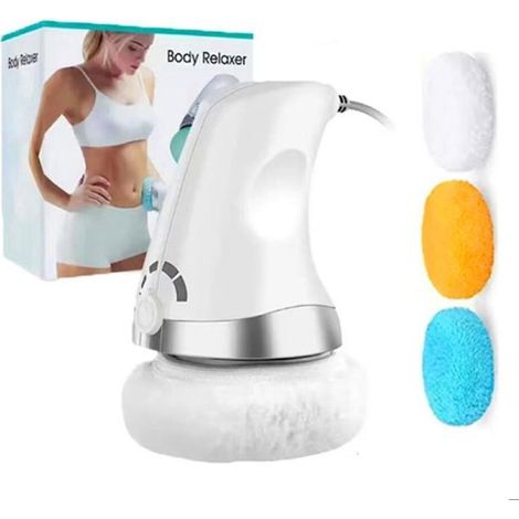 Massage Cellulite Masseur, Appareil de Massage Anti Cellulite avec 3 Pads, Accessoires Pour Soulager La Fatigue Sur Le Corps Entier