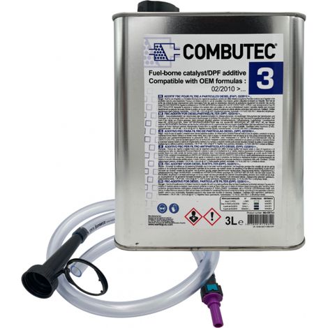 Additif FAP cérine bleu kit de remplissage – Pour filtre à particules diesel – Compatible motorisations à partir de 2010 – 3 litres – Warmup