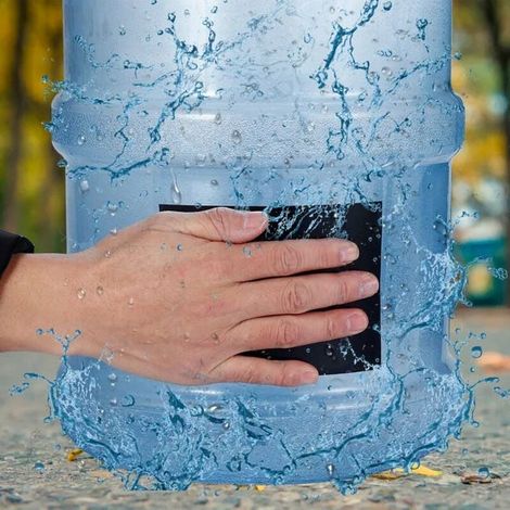 Nastro impermeabile extra forte con guarnizione isolante per giunti autofissanti e tubi isolati 20 × 150 cm - nero (1/4)