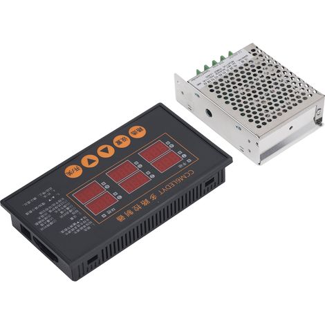 Régulateur de vitesse PWM haute puissance pour moteur DC, panneau de contrôle numérique 6 voies, affichage digital, 12V-80V, contrôleur de moteur à vitesse variable (1/5)