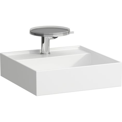 LAUFEN Kartell Lavabo sobre encimera, 1 agujero para grifo, sin