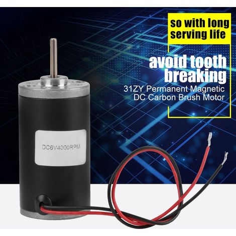 Moteur à courant continu à aimant permanent 31ZY avec balais de carbone CW/CCW (6 V 4000 tr/min) (1/5)