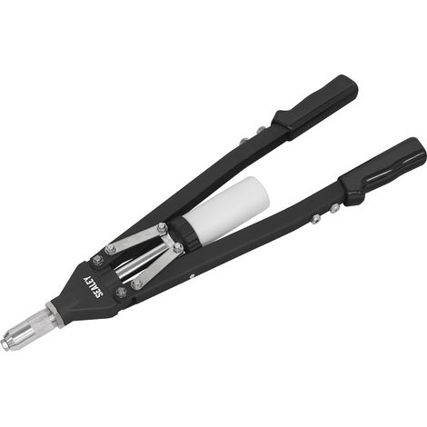 Sealey Long-Arm Riveter with Collection Bowl Heavy-Duty AK3981