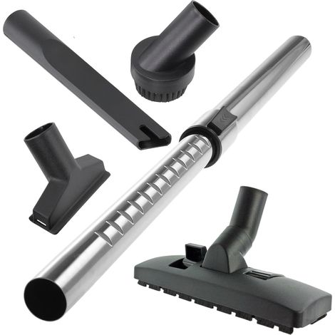 1 - Tige télescopique - Kit outils aspirateur - Raccord 32 mm - Extension 56-94 cm - Sols et tissus - Noir (1/5)