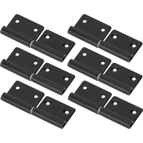 6 Stück Edelstahl-Türscharniere in Flaggenform für Schränke und Möbel (1/5)