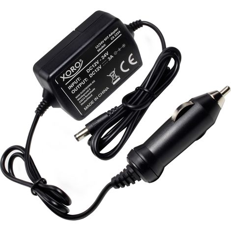 XORO CA1224, ADAPTADOR DE COCHE ESTABILIZADO 12V / 24V