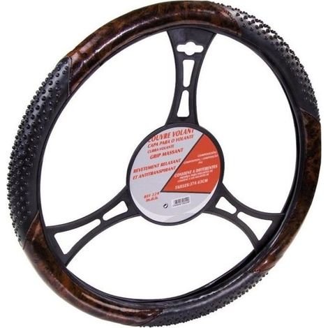 Couvre volant - PROVENCE OUTILLAGE - Aspect bois - 37 à 39 cm - Confortable - Élégant (1/2)