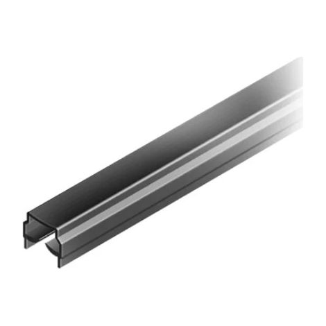 Profilé d'encadrement Polypropylène, Élastomère thermoplastique TPE Noir RS PRO, rainure 8mm ( Prix pour Sachet de 10 )