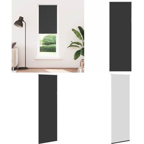 vidaXL Verdunkelungsrollo Schwarz 75x230 cm Stoffbreite 70,7 cm (1/5)