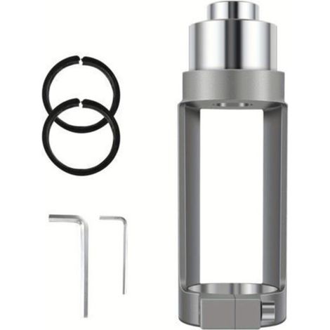 Adaptateur pour forets à trous carrés, accessoire de mortaisen allid'aluminium pour perceuse à main et perceuse à colonne, forets à trous carrés de 38 à 43 mm de diamètre.