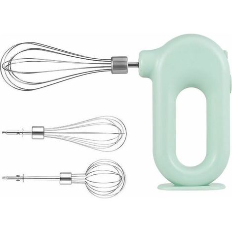 Fouet Électrique Batteur À Main Fouet Fouet À 4 Vitesses Pour La Cuisson De La Crème Aux Oeufs De Gâteau Debout Sans Fil (1/5)