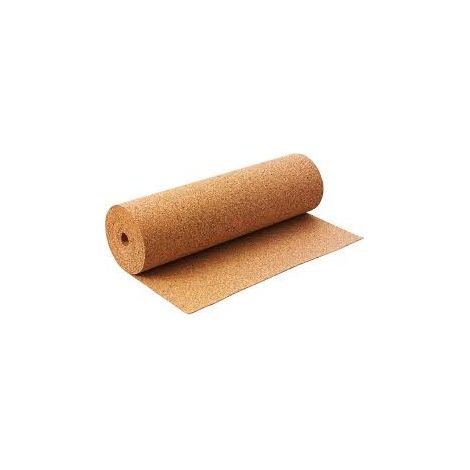 QEM – Sous-couche liège standard 2mm – Isolation phonique et thermique – Compatible plancher chauffant – Rouleau 10m²