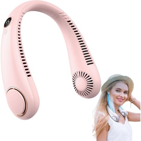 Casque ventilateur Cou Rechargeable USB Sans Lame Mains Libres (1/5)