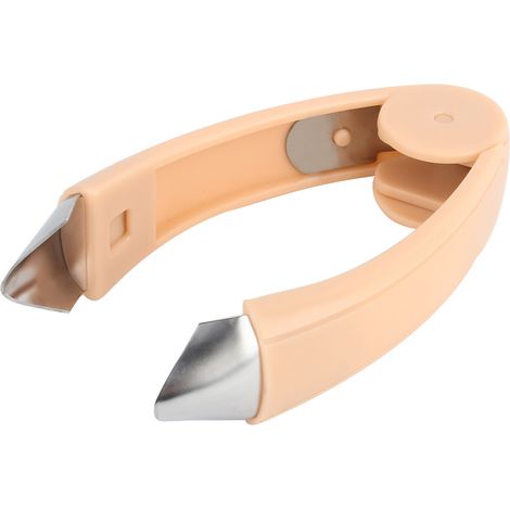Ananas-Clip, Ananas-Schäler, V-förmiges Obst- und Gemüsemesser, Küchenhelfer (Orange) (1/5)