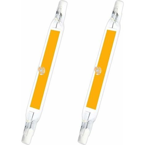 Ampoule LED R7s Ampoule R7s 78mm Led 5w Blanc Froid 6000k, 500lm, Equivalent À Crayon Halogène J78 R7s 40w 50w, R7s Cob Led 78mm Slim Pour Éclairage Intérieur, Non-Dimmable, Lot De 2 (1/5)