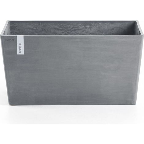 Ecopots Paris 80 Blumentopf - L 80,3 cm x B 38 cm x H 40,5 cm - Innen- und Außenbereich