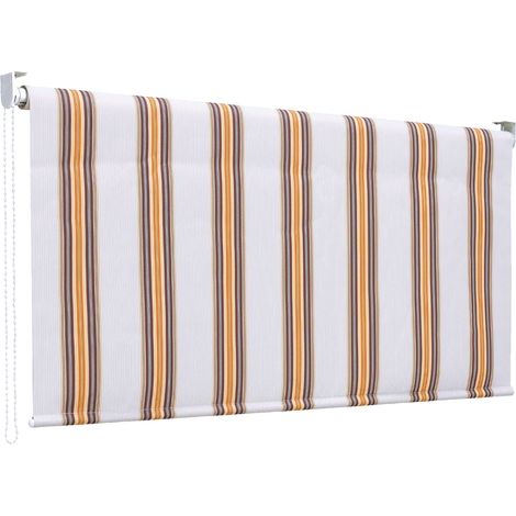 Tenda da sole a caduta 200 x 250 centimetri tenda parasole verticale rigata beige