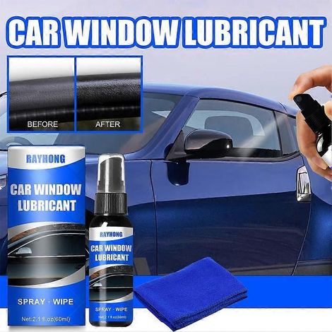 Lubrifiant pour vitres automobiles 60 ml, joint d'étanchéité en caoutchouc, assouplissement des courroies, réduction du bruit des portières, lubrifiant pour vitres, style automobile (1/5)