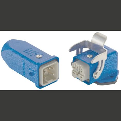 [NEUWERTIG] B-Ware Harting Steckverbinder Set Anschlusskupplung Verbinder Han A Komplettset
