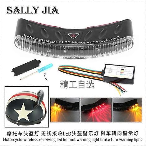 Modification pour moto : feu stop LED sans fil de type chevalier, clignotant, indicateur 12 V pour véhicule électrique ( ) (1/5)