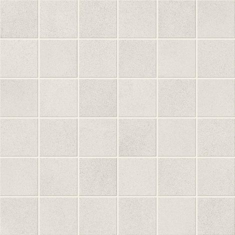 Mosaïque effet Béton Gris Lune 4,8x4,8 cm Quadra 30x30x0,9 cm Mat Montera - Sol et mur intérieur (vendu par carton de 0,9 m²) - RO'MA CARRELAGE