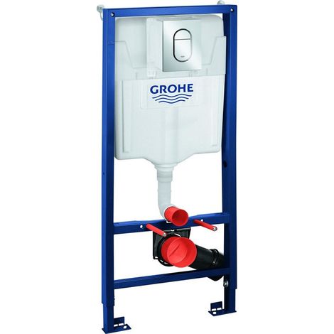 Juego GROHE 3 en 1 para Rapid SL WC 39504 BH1.13m Arena CS Betät. cromo / soporte de pared