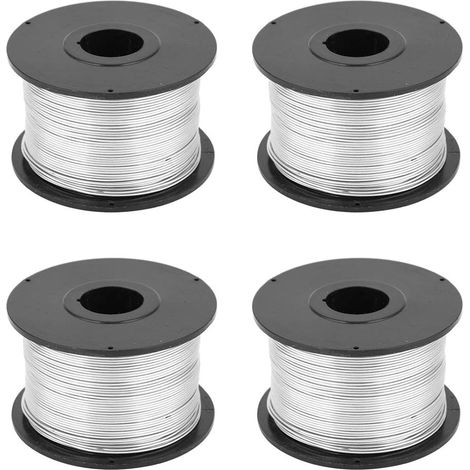 4 x 110 m x 0.8 mm Carbon Rebar Fastener Wire (1/5)