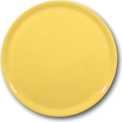 Plato de pizza de porcelana Speciale, duradero, amarillo, 330 mm - juego de 6.
