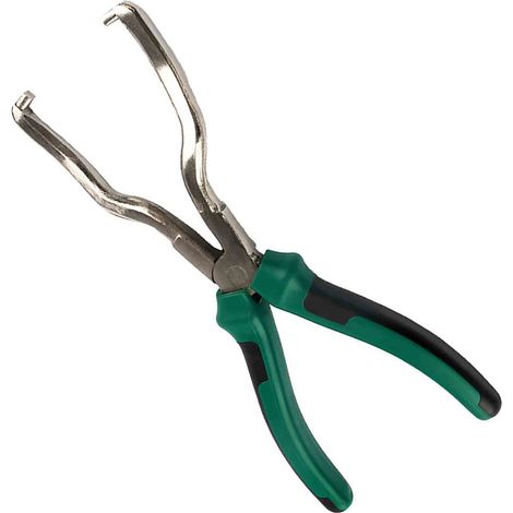 Universelle Stahlschlauchschelle, ergonomisches Design, Schnellkupplungswerkzeug für Kraftstoffschläuche, grün (1/5)