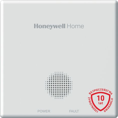 Detector de monóxido de carbono Honeywell Home R2 con función de comunicación por radio.