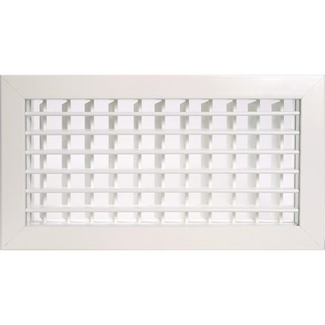 Rejilla doble deflexión horizontal-vertical de impulsión - AIRZONE Medidas: 200x150 mm