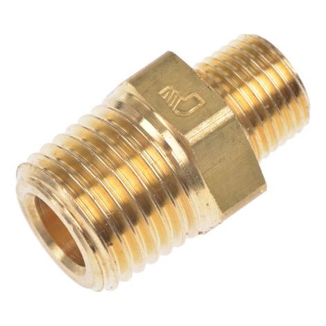 Adaptateur droit fileté Legris LF3000 vers R 1/8 Mâle R 1/4 Mâle ( Prix pour Paquet de 10 )