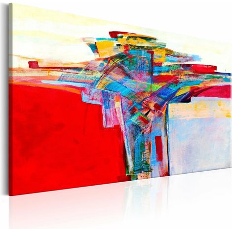 Tableau bordure colorée - 60 x 40 cm (1/4)