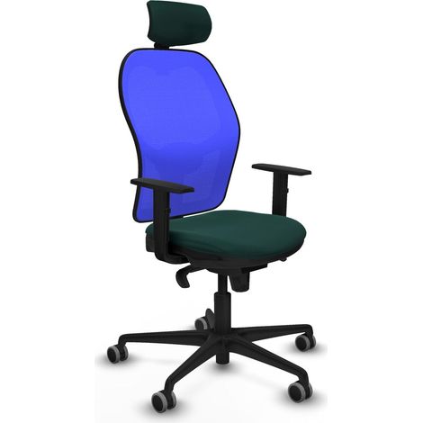 Sedia Ufficio con Poggiatesta Piqueras y Crespo 1D036G2 Verde (1/5)