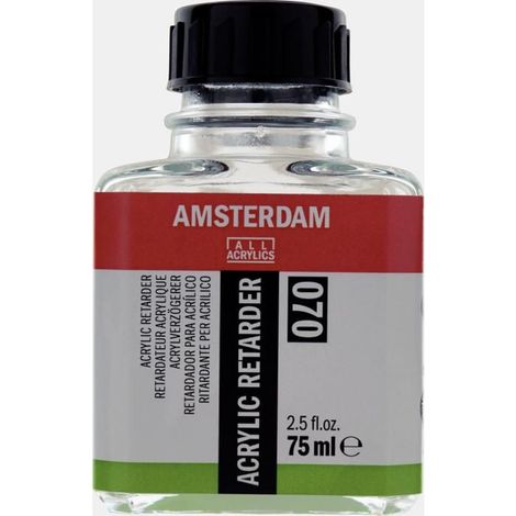 Médium - Retardateur - Peinture acrylique - Amsterdam - Flacon 75ml (1/2)