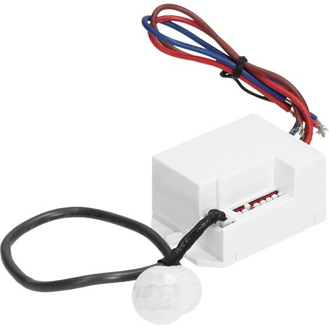 Mini Detecteur De Mouvement 120° / 360° avec Capteur Crépusculaire et Minuterie Fonctionne avec LED Min 1W (1/4)