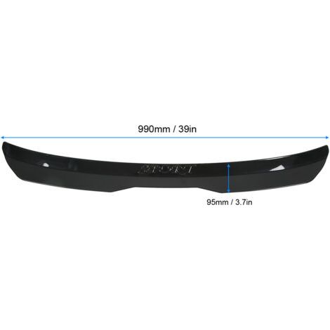Aileron de toit arrière universel, Modification de voiture, remplacement pour mercedes-benz classe A, noir brillant (1/5)