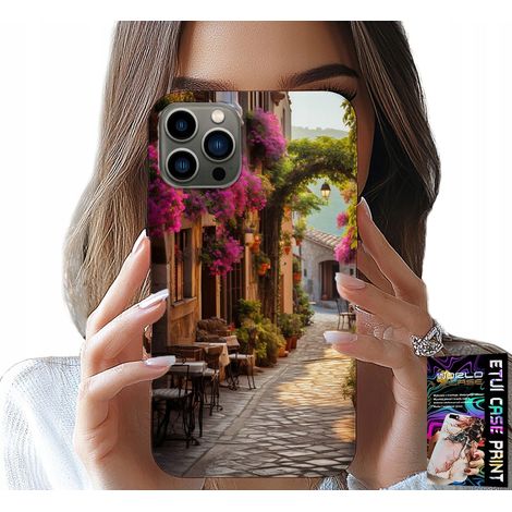 Coque pour iPhone 11 Pro - rue pittoresque avec un café + verre (1/5)