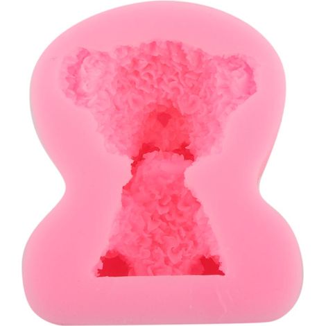 Moule en silicone pour savon, biscuits, chocolat, pâtisserie, ours mignon en 3D (1/5)