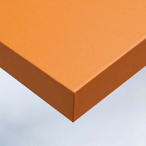 DIMEXACT - Papier peint autocollant orange florida mat - 122 cm x 0.5 m - En Rouleau (1/3)