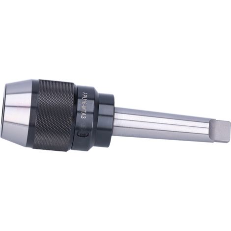 Mandrin à clé APU16 MT3, cône Morse à queue plate, accessoire tour à métaux, outillage manuel, fixation robuste pour perçage précis (1/5)