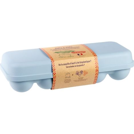 Boîte 10 oeufs coquille - Bleu