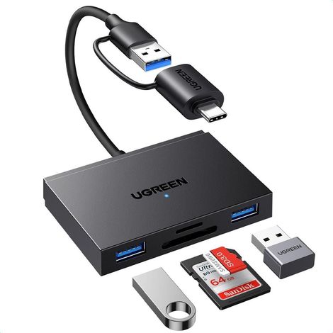 Lettore di schede di memoria USBCUSBA 4 in 1 UGREEN