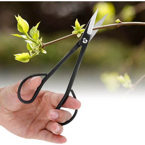 190 mm Gartenschere aus Edelstahl, Bonsaischere zum Schneiden von Wurzeln und Ästen, Präzisions-Gartenschere (1/5)