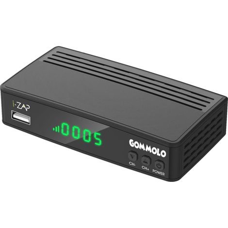 DECODIFICADOR DIGITAL TERRESTRE HD DVB T T2 HEVC 10 REPRODUCCIÓN USB HDMI SCART