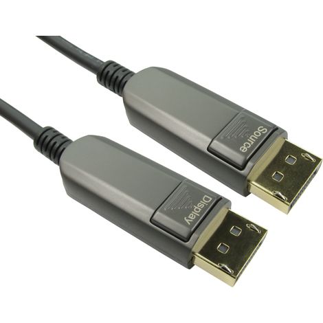 Câble de port d'affichage RS PRO, DisplayPort/ DisplayPort M /M en 15m Noir ( Prix pour 1 )
